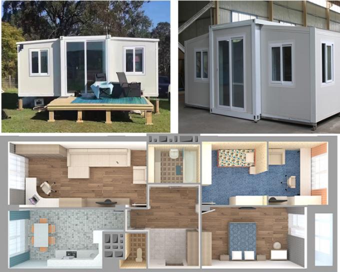 Foldable Expandable Container House 20ft 40ft Prefabricated Modular ...
