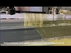 Polyurethane roof panel production