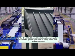 Aluminum Great Wall roofing panel