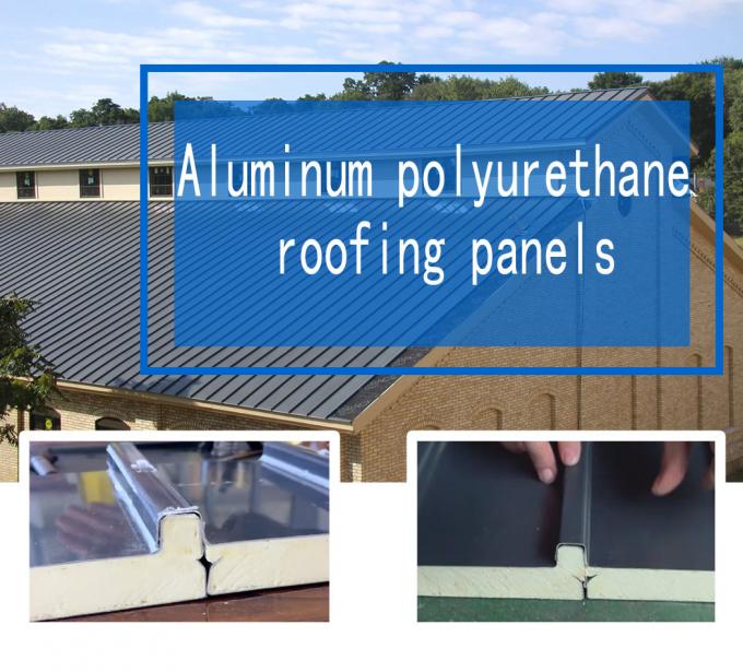 Durable polyurethane sandwich wall aluminum roofing panels are used for ...